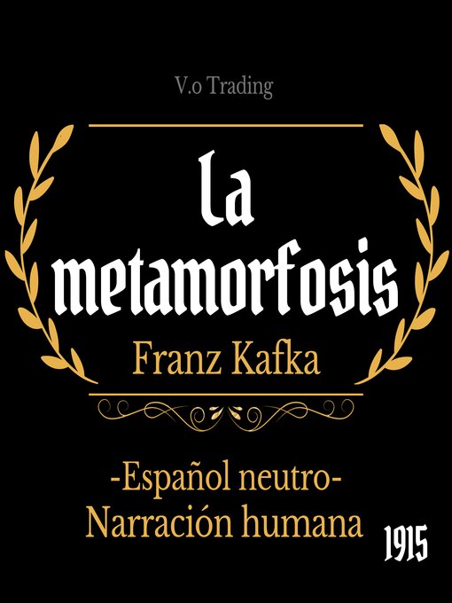 Title details for La metamorfosis by Franz Kafka - Available